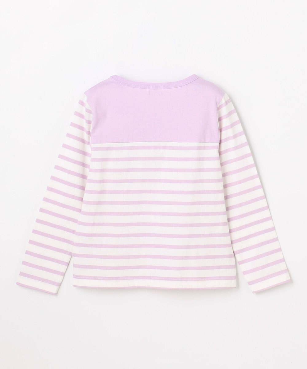 組曲 KIDS 【110-140㎝】 リボンボーダー Tシャツ 