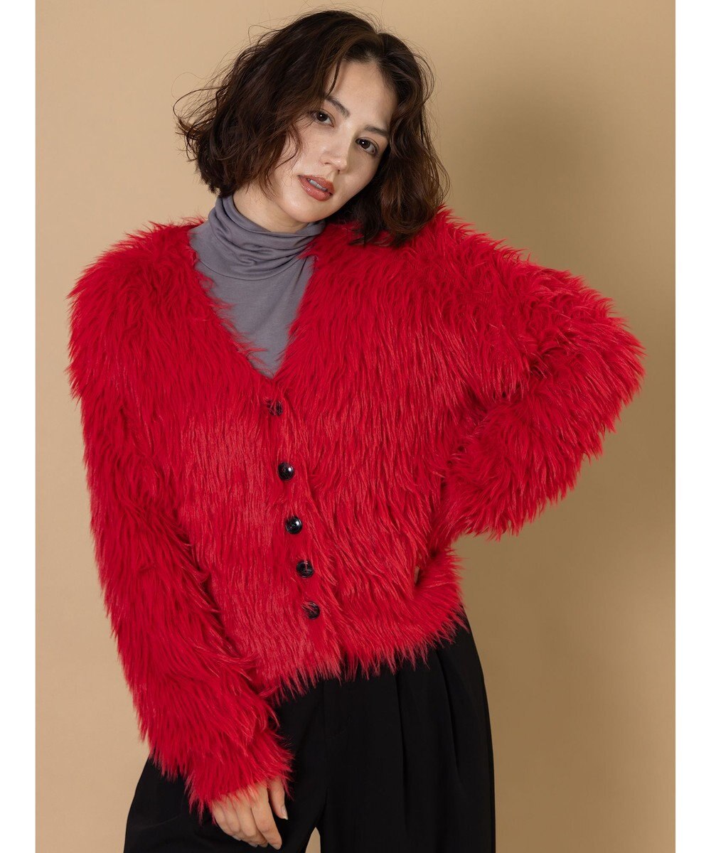 Te chichi 【R by Te chichi】シャギーカーディガン《2025winter catalog item》 