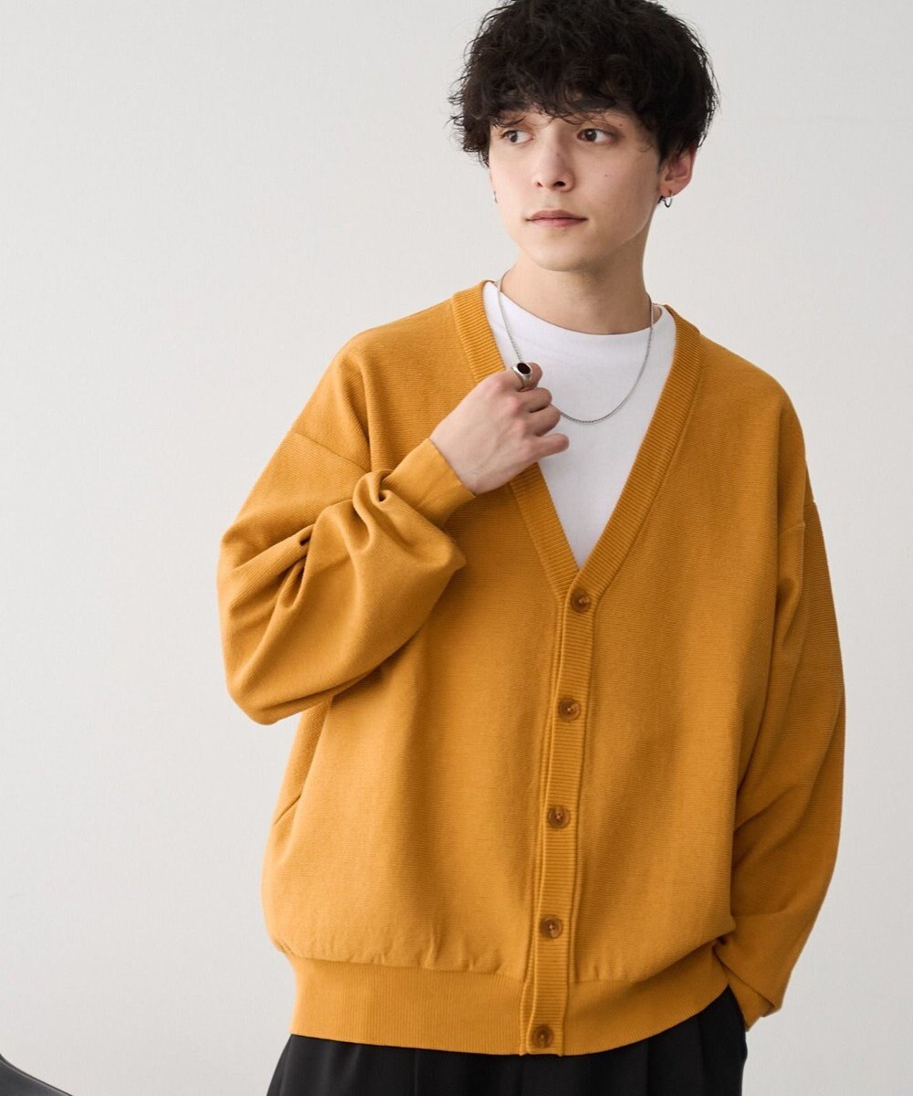 WEGO 【ユニセックス着用ITEM/紫外線対策/冷房対策】オーバーフィットドライタッチカーディガン 