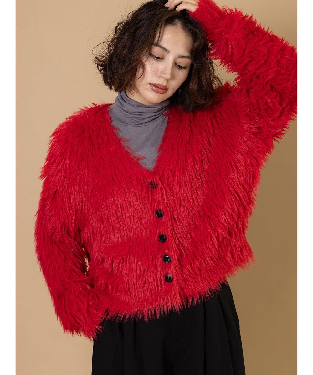 Te chichi 【R by Te chichi】シャギーカーディガン《2025winter catalog item》 