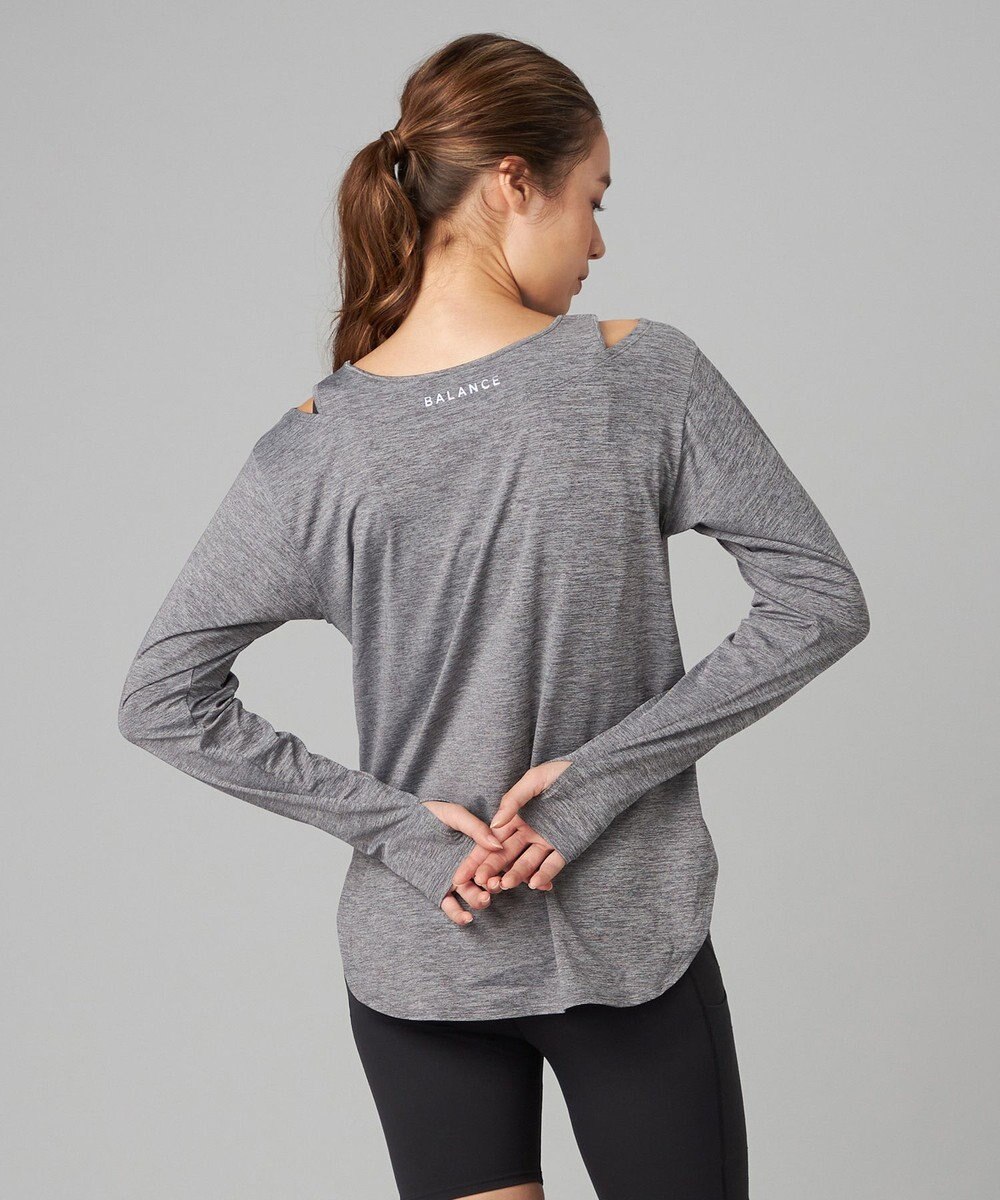 Chacott Chacott BALANCE ドライストレッチリフレクター長袖Tシャツ 