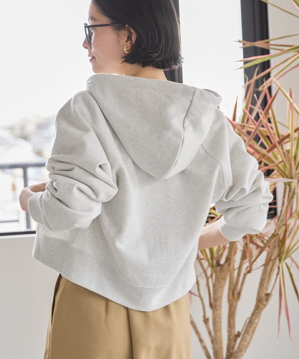 AMERICAN HOLIC ラメミニ裏毛ショートＺＩＰパーカー 