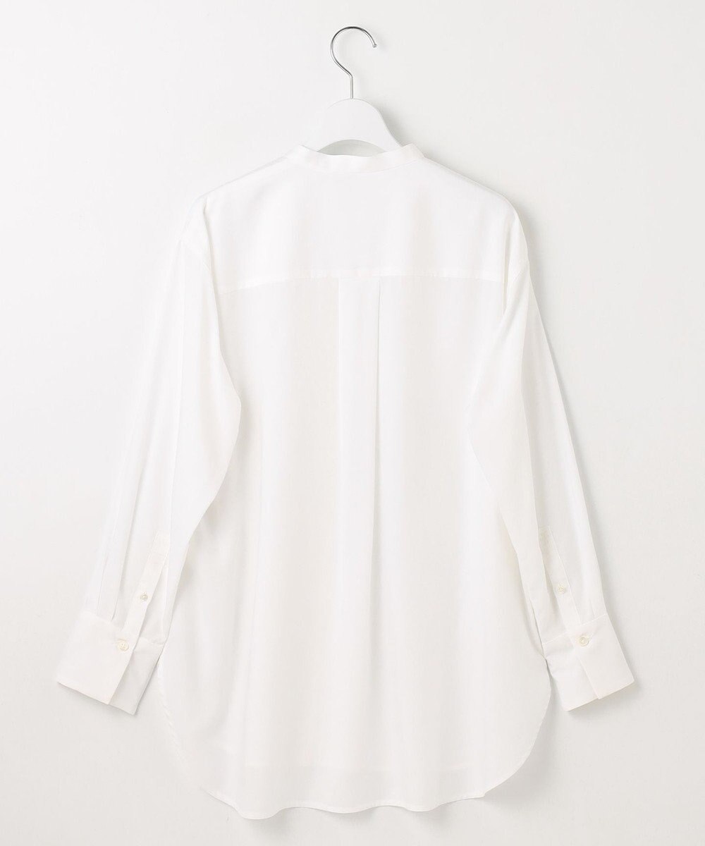 自由区 L 【洗える】SOMELOSバンドカラー ブラウス 