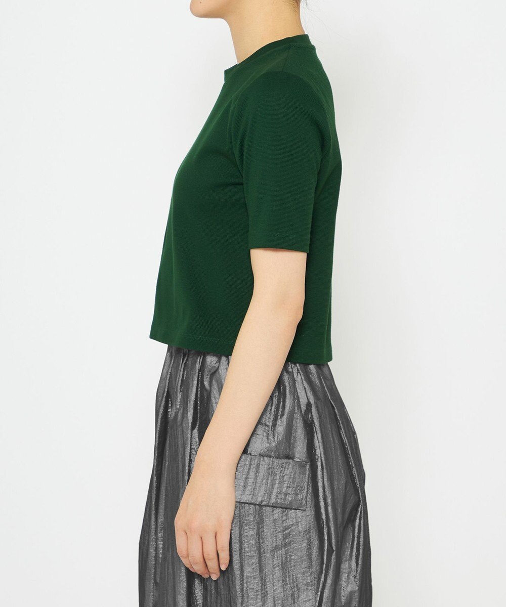 uncrave コットンミラノ ショート丈 Tシャツ（uncrave WHITE） 