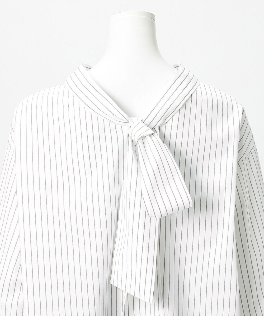 23区 【GOLD LABEL】コットンニドム 2WAYボウタイ ブラウス 