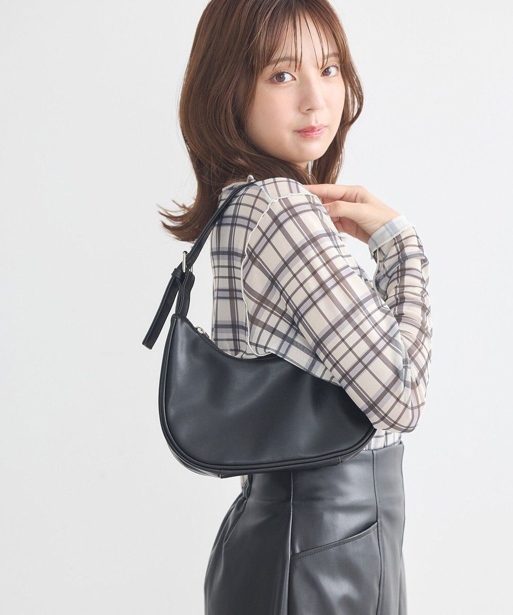 earth music&ecology シアーチェックプルオーバー 