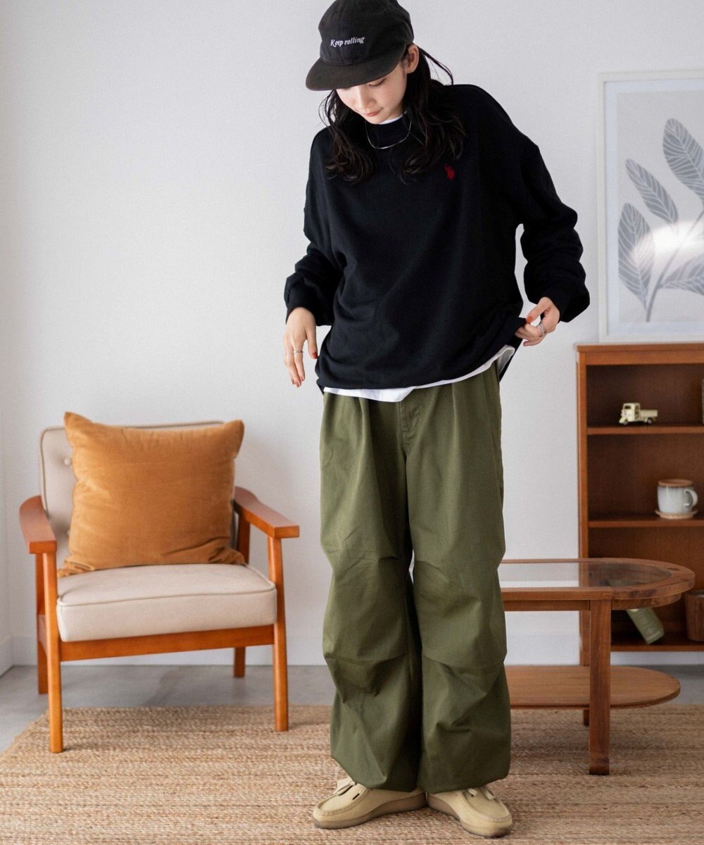 WEGO U.S. POLO ASSN.|別注ワンポイントスウェットプルオーバー 