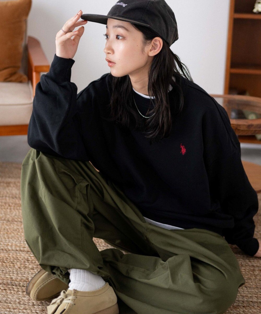 WEGO U.S. POLO ASSN.|別注ワンポイントスウェットプルオーバー 