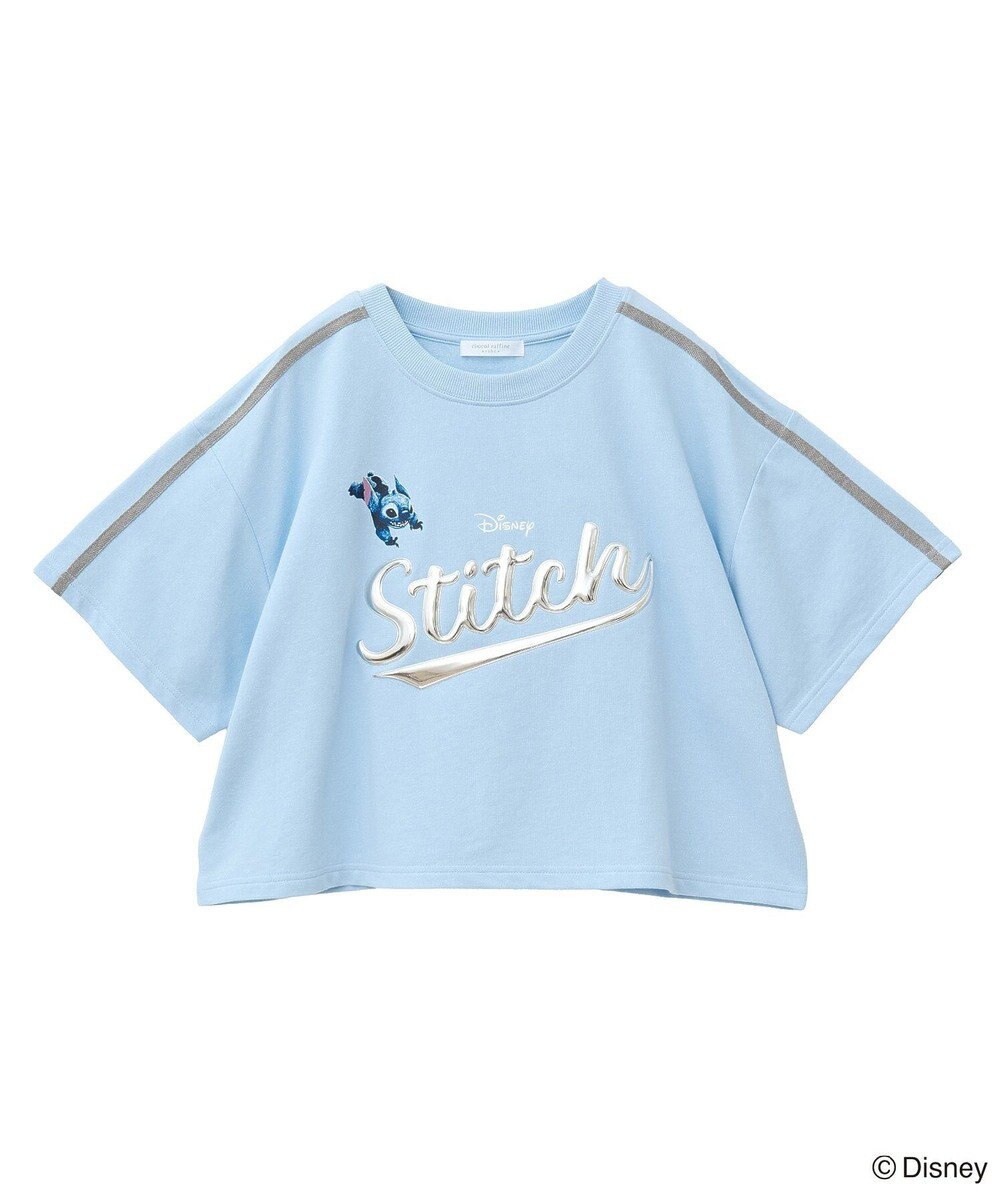 Green Parks スティッチ／メタルプリントクロップドミニ裏毛プル 