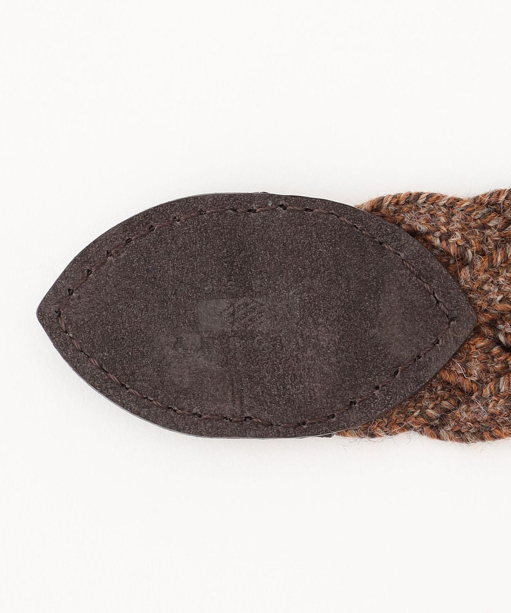 JOSEPH ABBOUD スウェードコンビメッシュ ベルト 