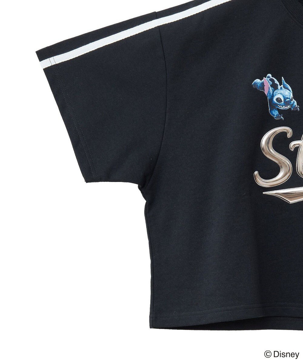 Green Parks スティッチ／メタルプリントクロップドミニ裏毛プル 