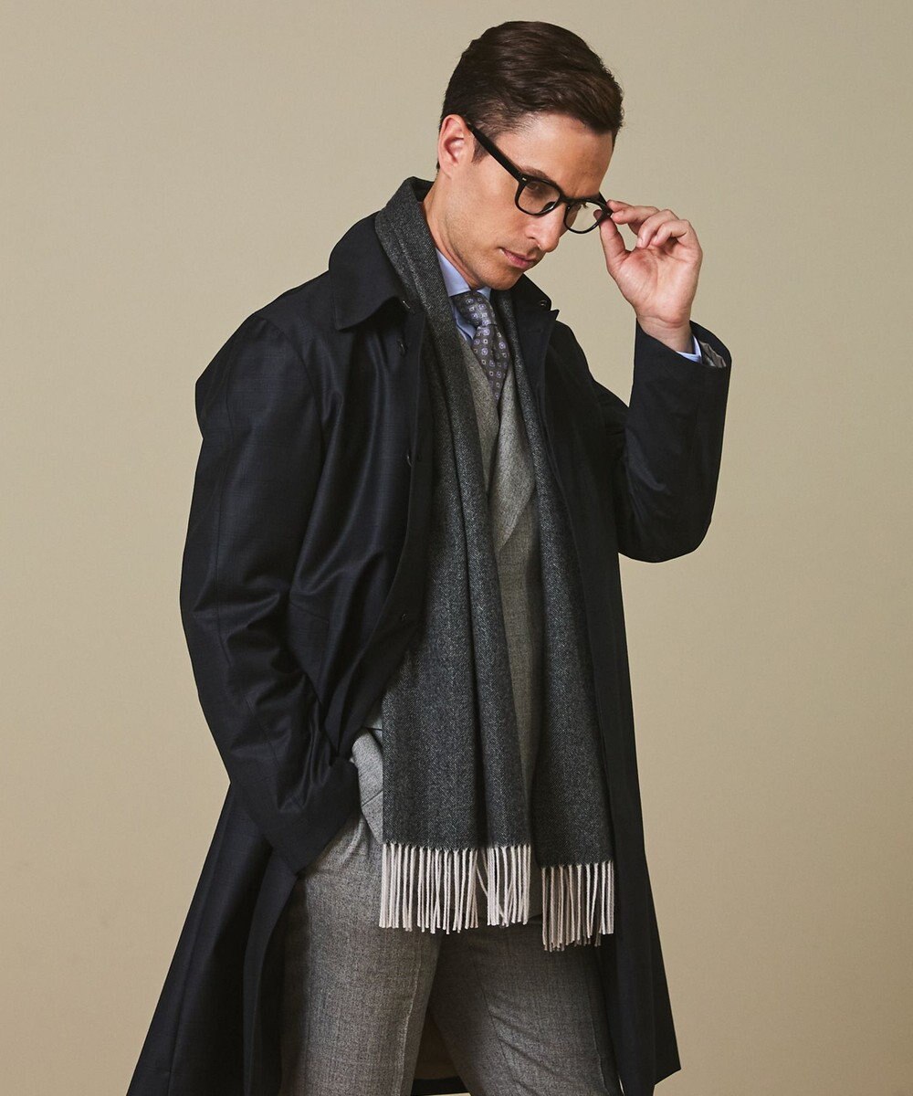 GOTAIRIKU 【Zegna/ゼニア】TROFEOラミネートロング ステンカラーコート 