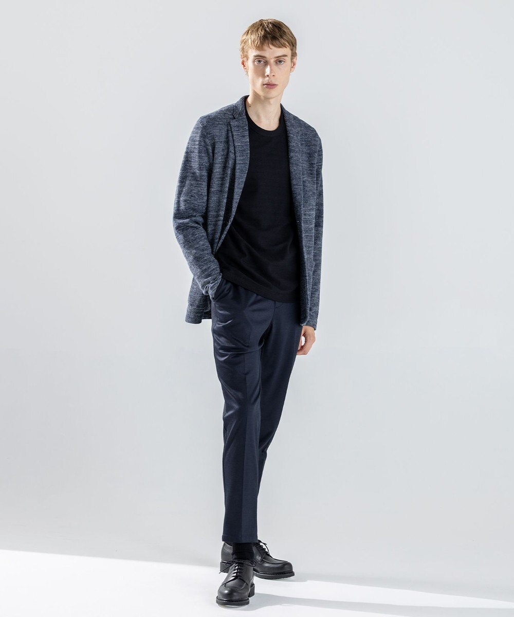 JOSEPH HOMME 新素材【ストレッチ/セットアップ対応】シルキーウールジャージー    ドロスト付テーパードパンツ / PEGG CONVERTIBLE 