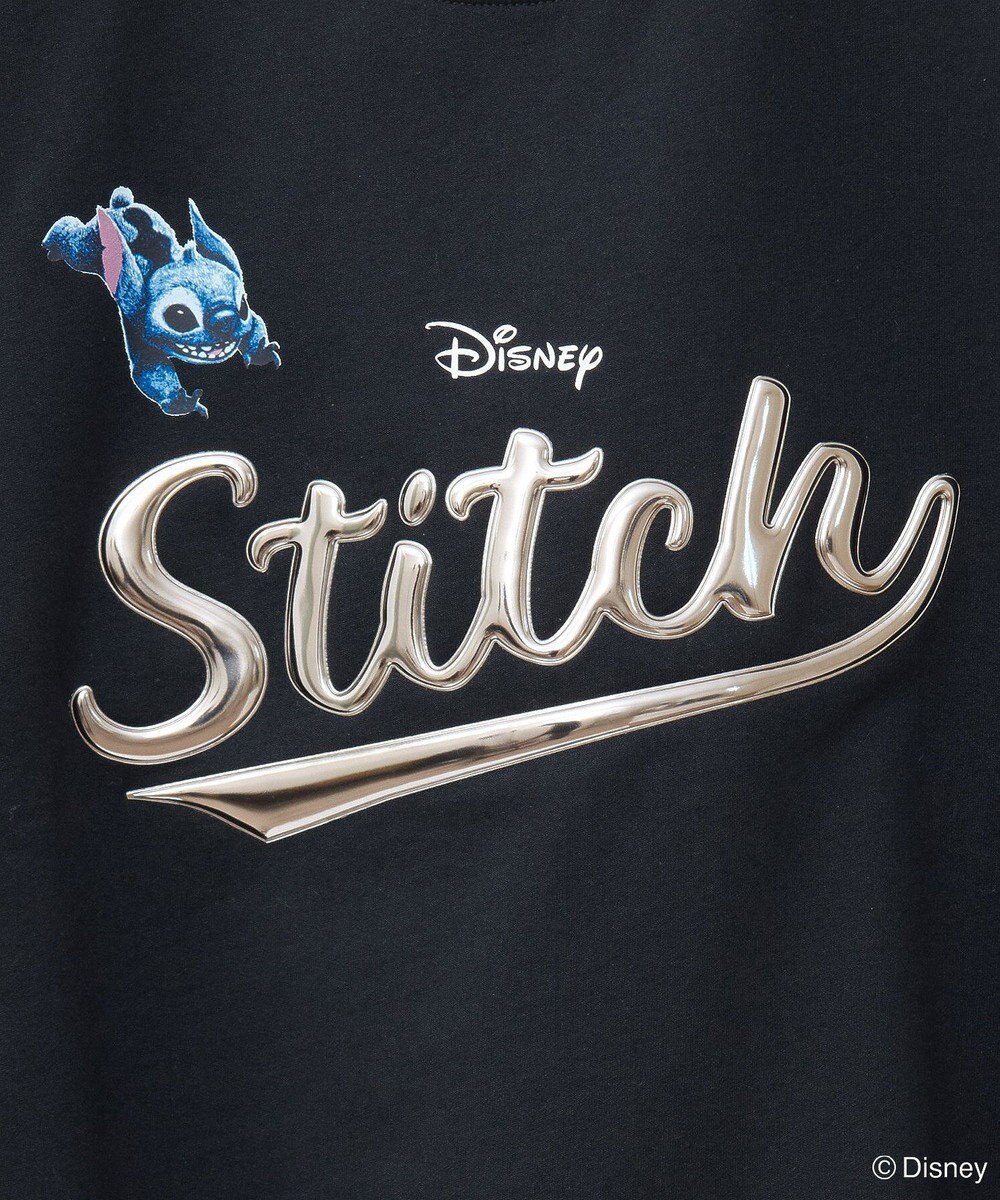 Green Parks スティッチ／メタルプリントクロップドミニ裏毛プル 