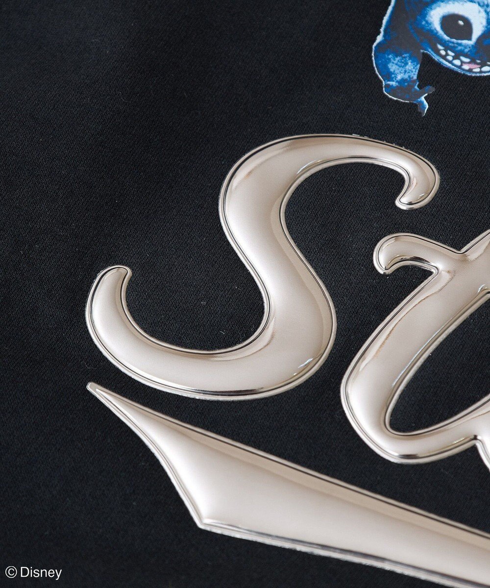 Green Parks スティッチ／メタルプリントクロップドミニ裏毛プル 