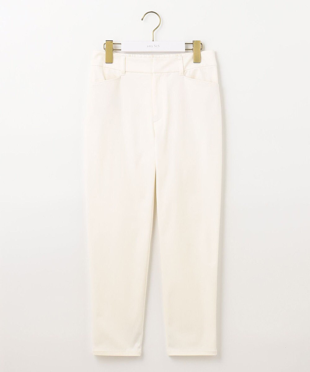 ANY SIS 【撥水】サテンストレッチビューティ パンツ 