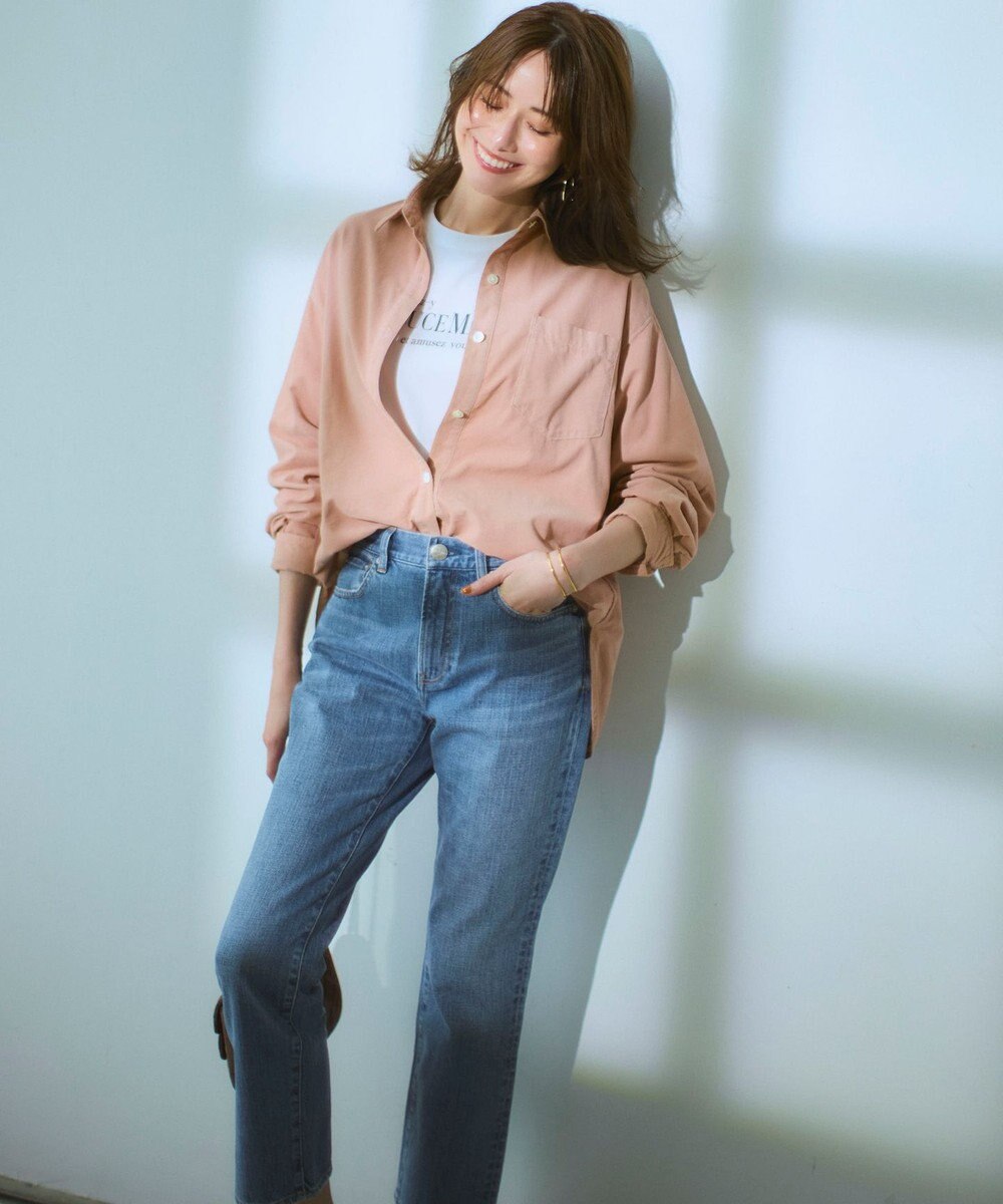 23区 【洗える】ロゴプリント コットン Tシャツ 