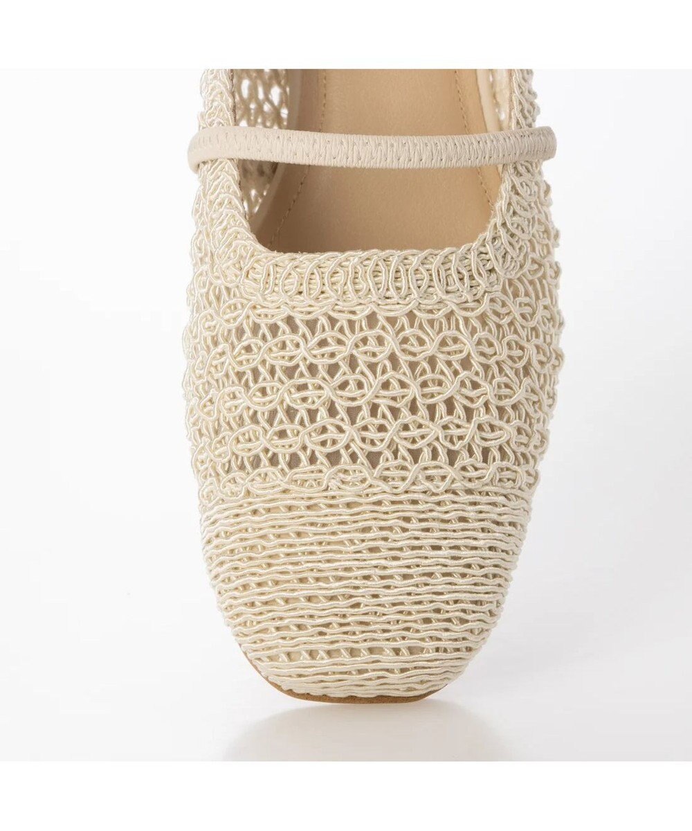 ing <ing>メッシュコードフラットシューズ 