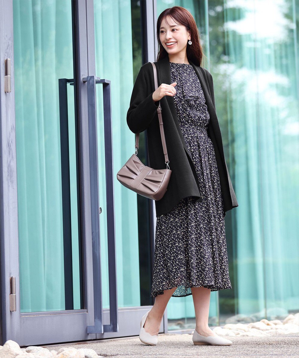 Tiaclasse 【新色追加・洗える】ミラノリブミドル丈カーディガン 