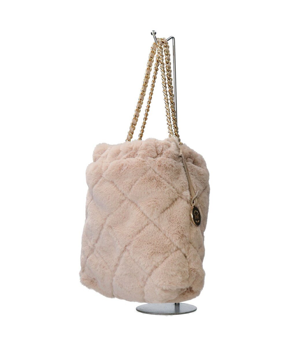 INTER-CHAUSSURES 【MARCO MASI】チェーンハンドルフェイクファーバッグ 