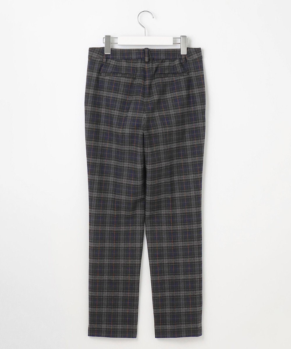 J.PRESS LADIES L 【洗える】チェルビックチェック テーパード パンツ 