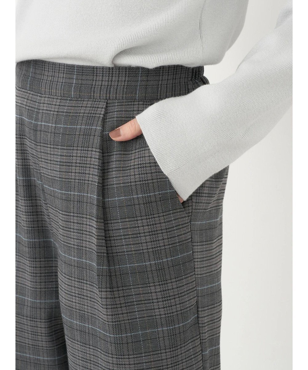 earth music&ecology チェックストレートパンツ 