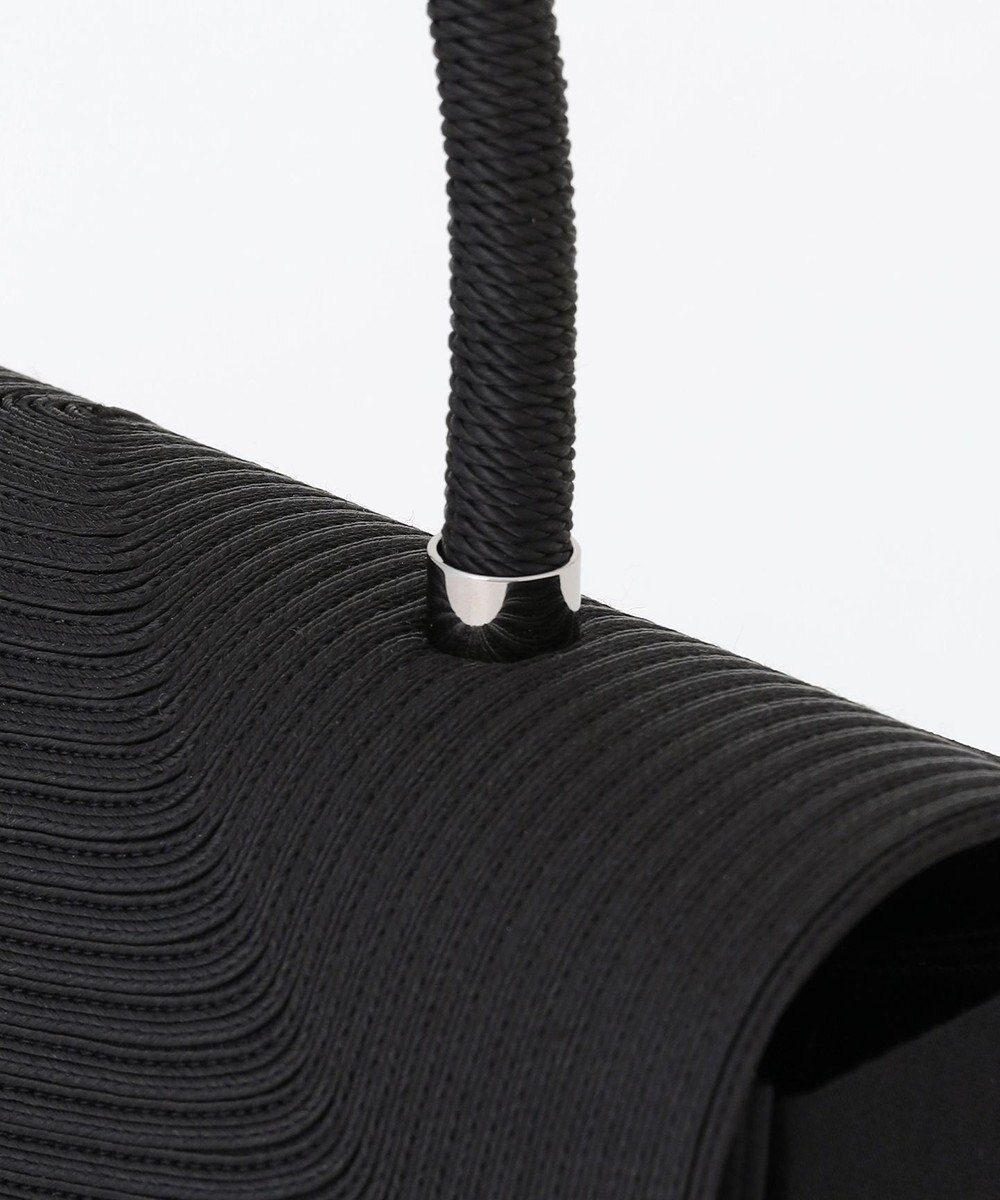 自由区 FORMAL 【日本製】編み手コード刺繍 ハンドバッグ 