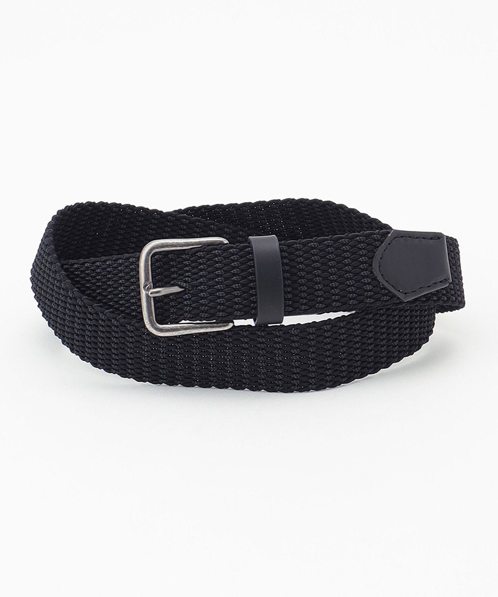 JOSEPH ABBOUD 【伸びる】薄くて軽い！ ライトミックスコード ベルト 