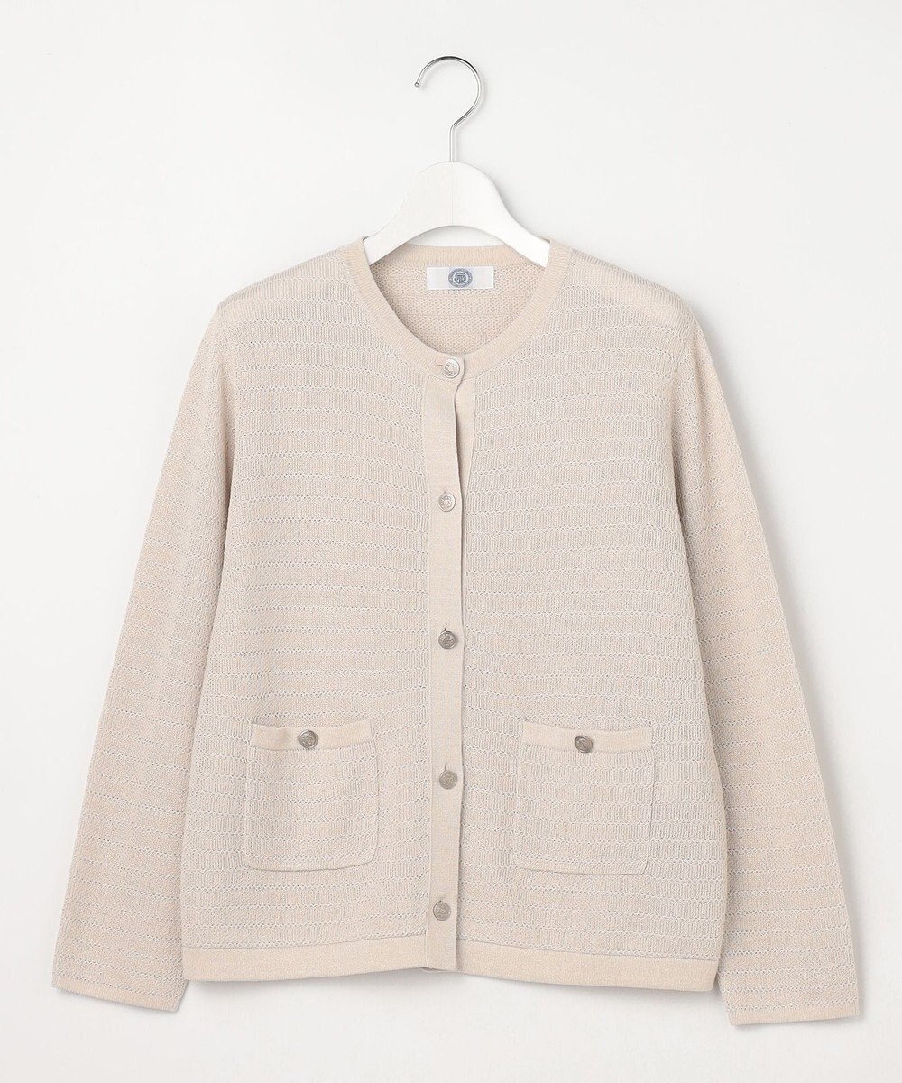 J.PRESS LADIES Paper Blend Summer ニット ジャケット 