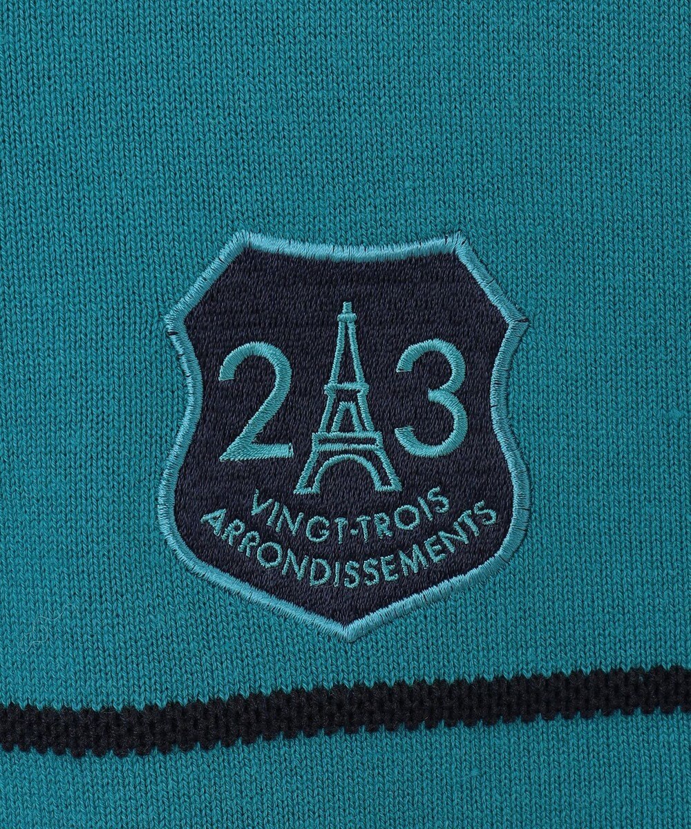 23区GOLF 【MEN】【手洗い可】コットンブレンド ハーフジップ ニット 