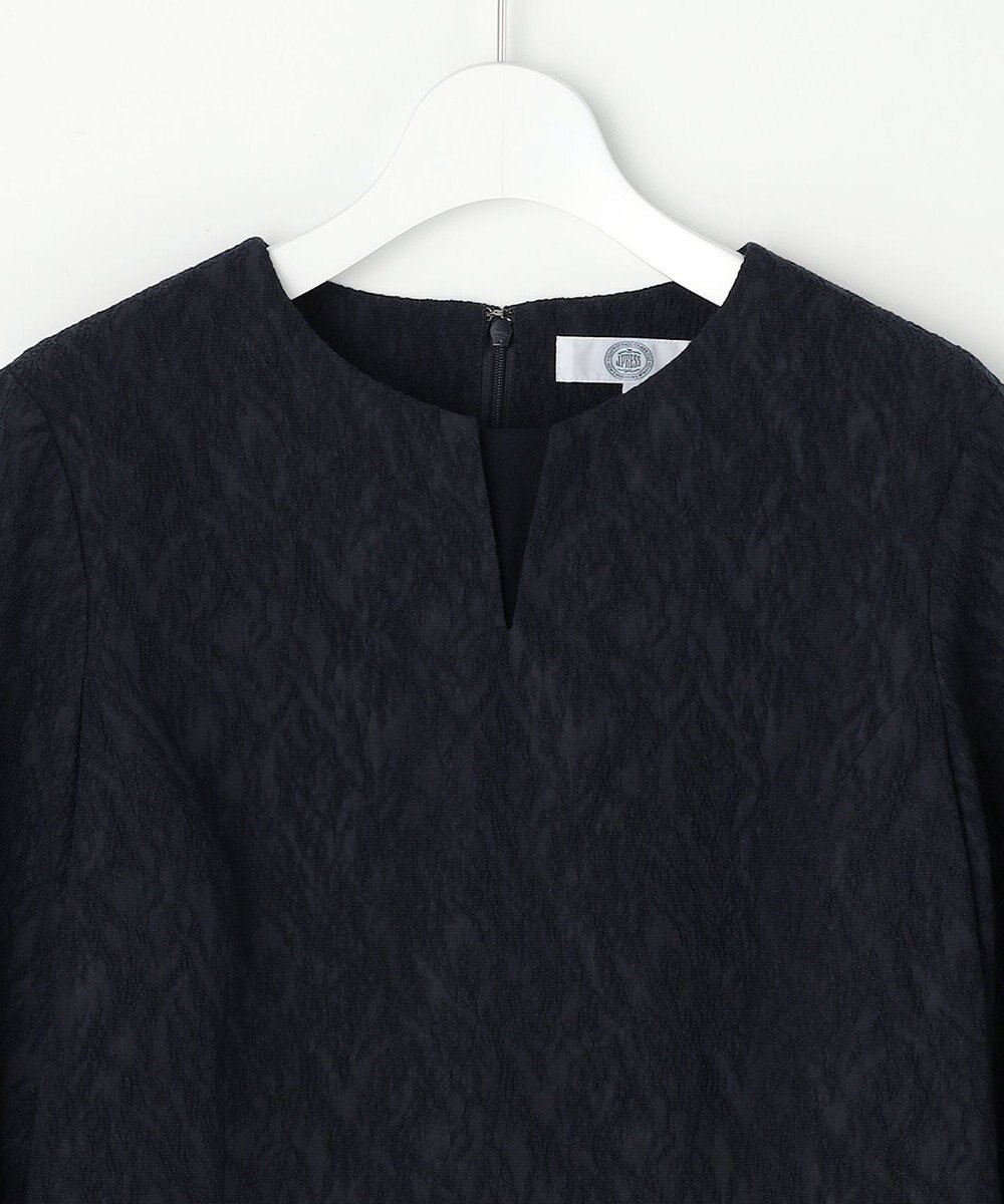 J.PRESS LADIES S ボタニカルジャガード ワンピース 