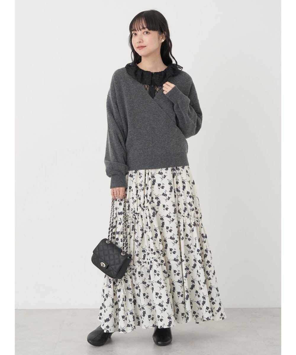 earth music&ecology カシュクールニットプルオーバー 