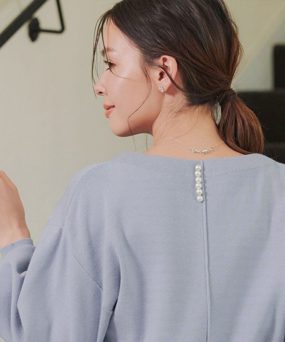 Tiaclasse 【安田美沙子さん着用・新色追加・洗える】ボリュームパフスリーブニット 