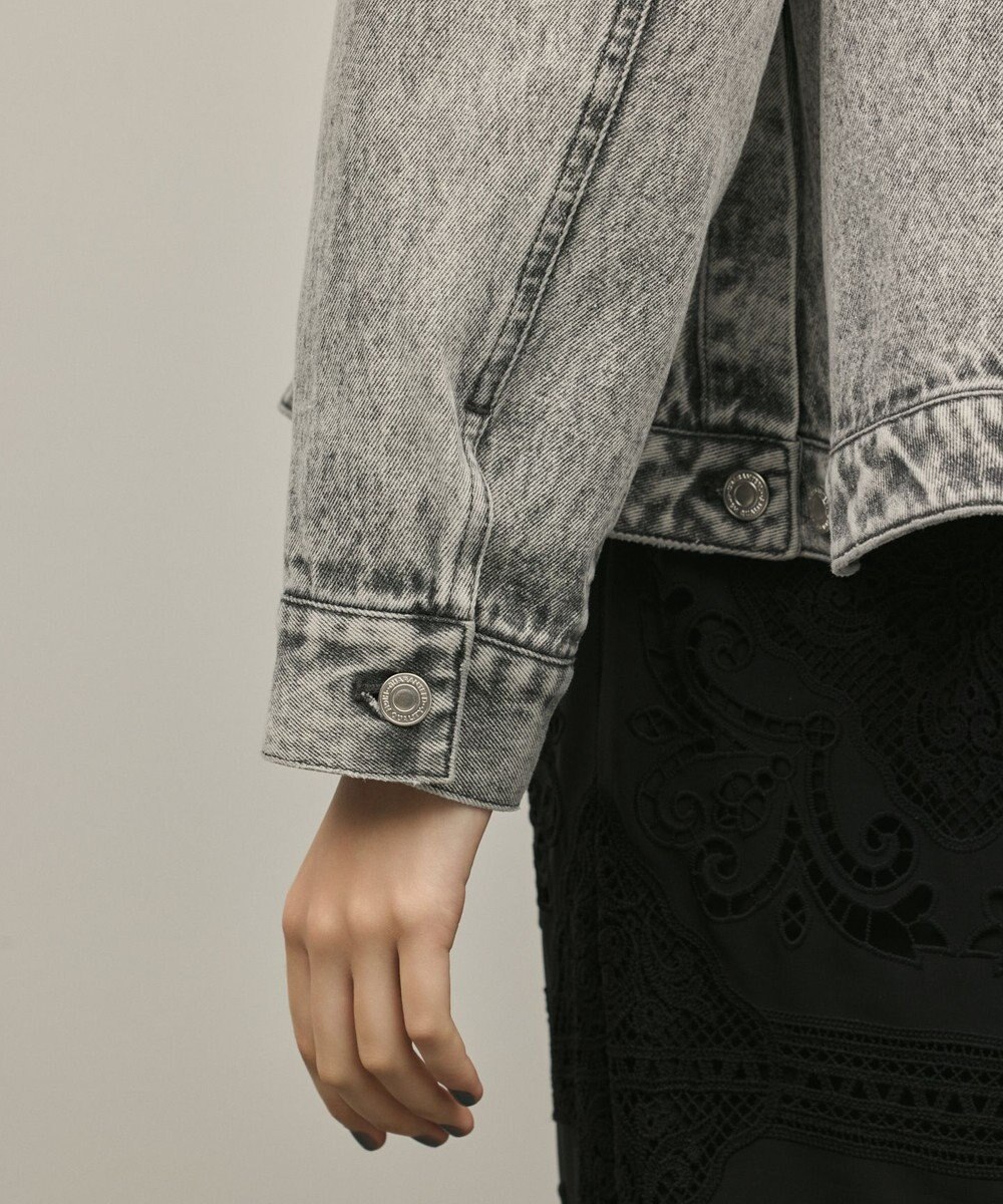 GRACE CONTINENTAL ペプラムデニムジャケット 