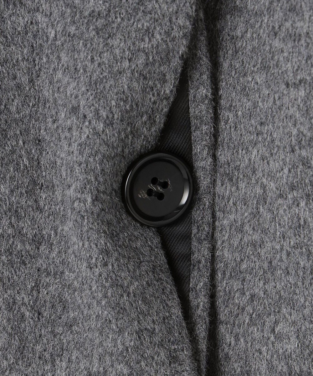 23区 L ウールカシミヤビーバー スタンドカラー  コート 