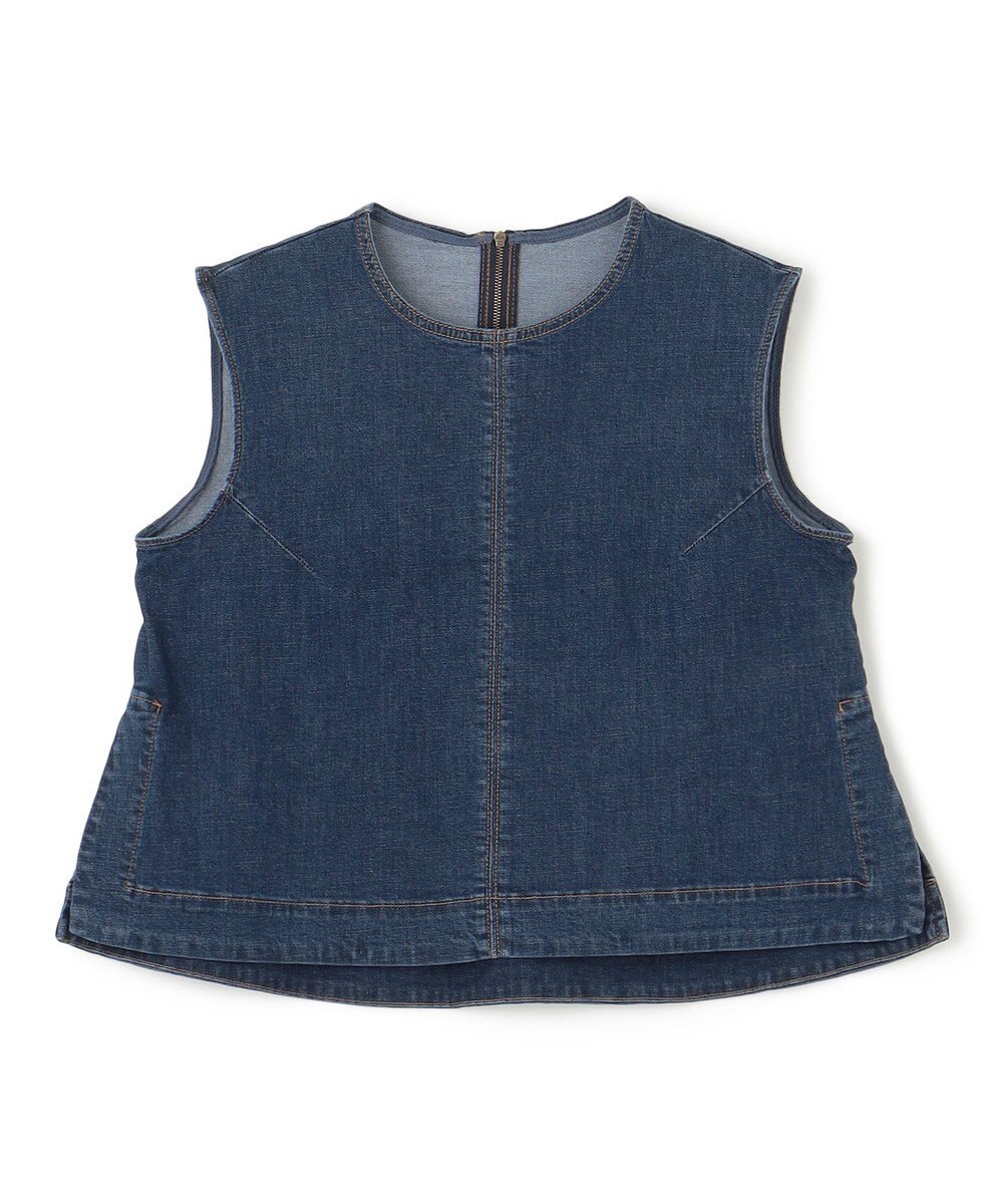 UNFILO L UNFILO DENIM LIGHT ノースリーブブラウス 