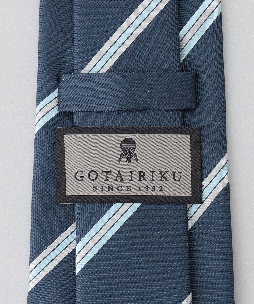 GOTAIRIKU GOTAIRIKU別注【日本製】シルク ネクタイ_ストライプ 