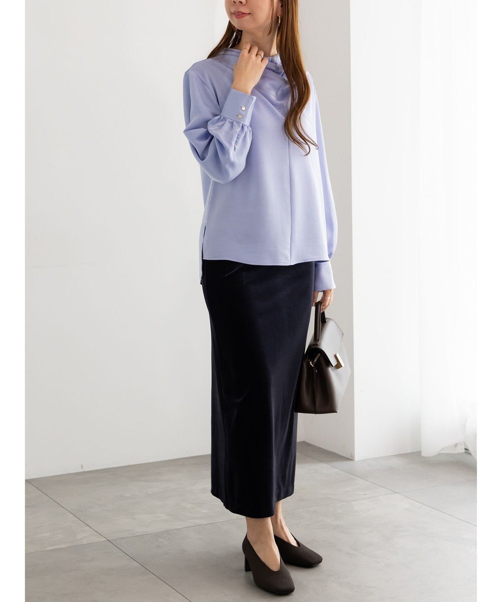 Te chichi ベロアナロースカート《2025Autumn catalog vol.2 item》 