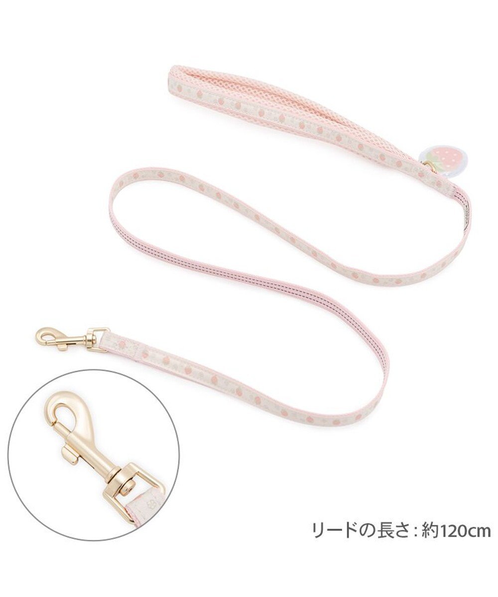 PET PARADISE ペットパラダイス 花苺柄 リード ４Ｓ～３Ｓ 