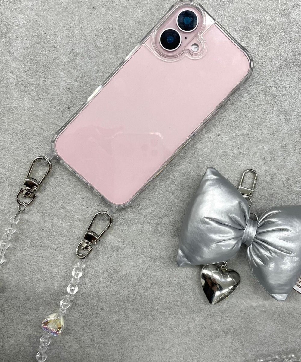 WEGO ストラップホール付きクリアiphoneケース 