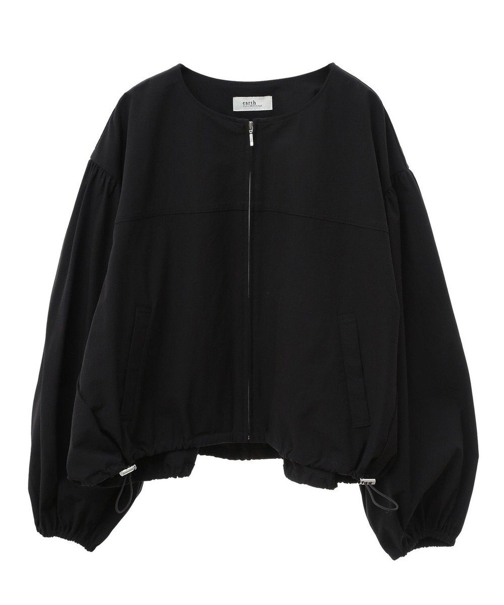 earth music&ecology ノーカラーボリュームブルゾン 