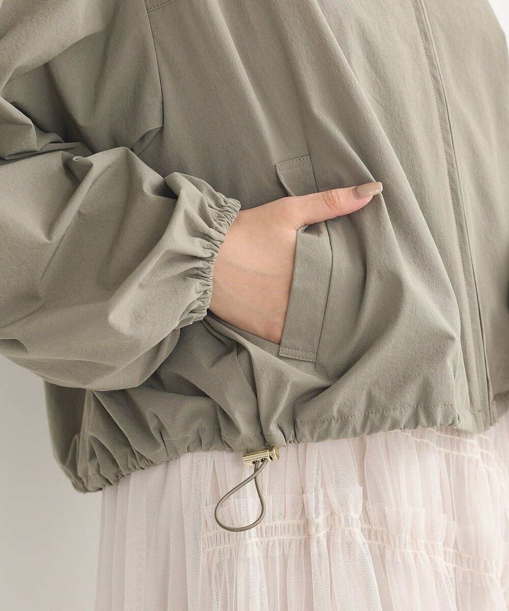 earth music&ecology ノーカラーボリュームブルゾン 