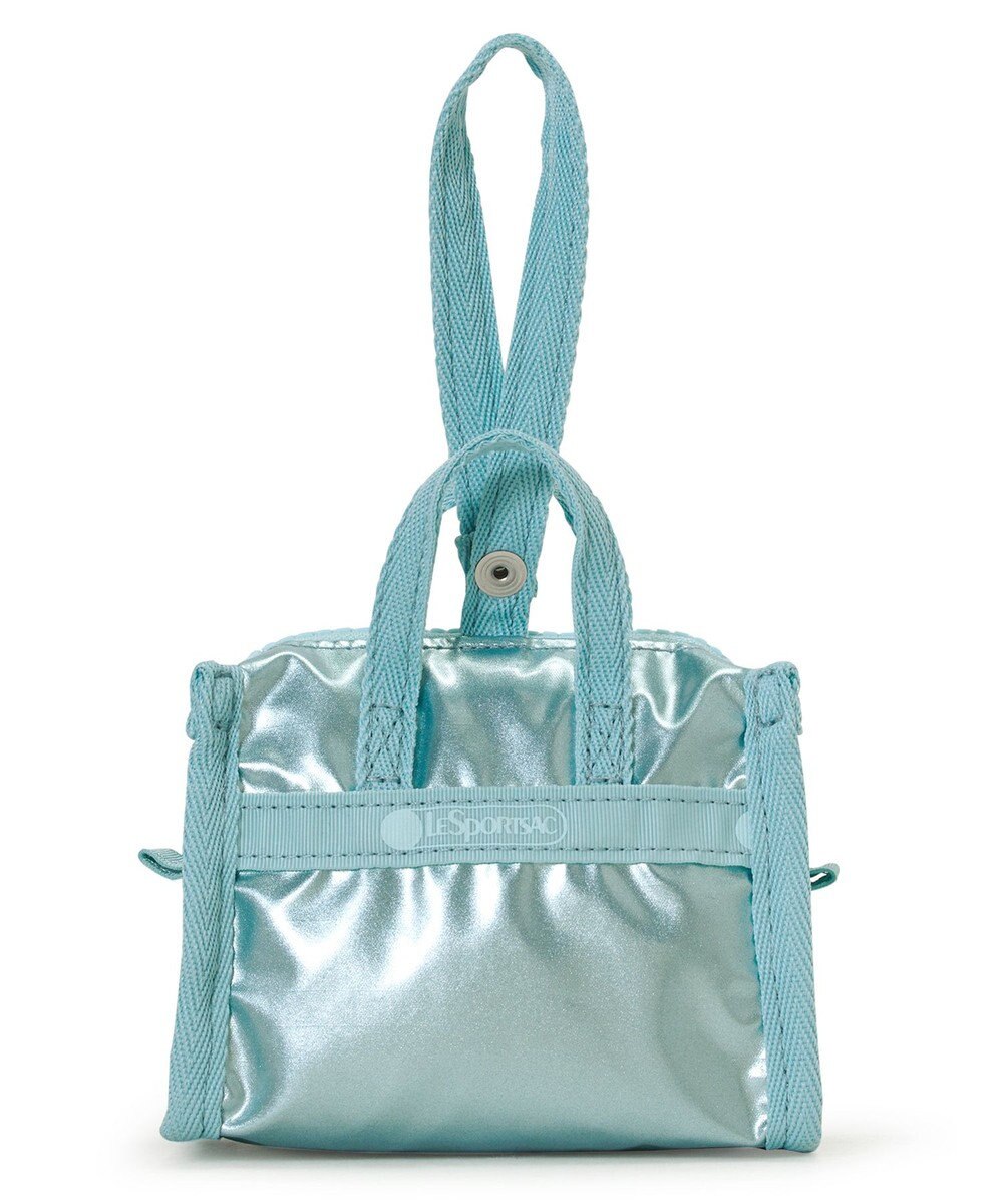 LeSportsac MICRO WEEKENDER CHARM/アクアブルーシャイン 