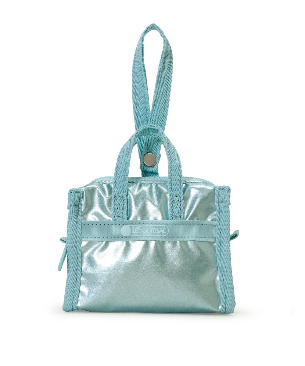 LeSportsac MICRO WEEKENDER CHARM/アクアブルーシャイン 
