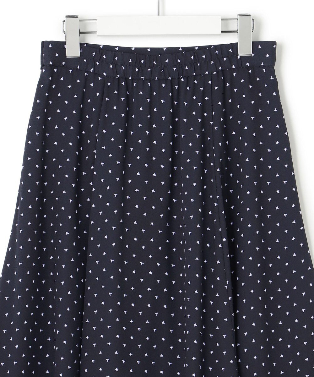 23区 L 【洗える】トライアングルプリント スカート 