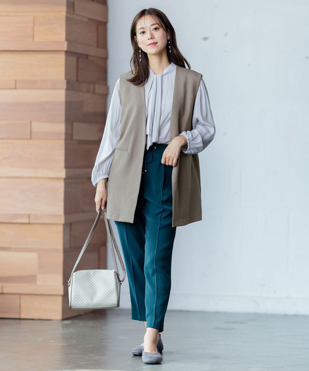 ANY 【ストレッチ/ウエストゴム】イージーケア美脚 パンツ 