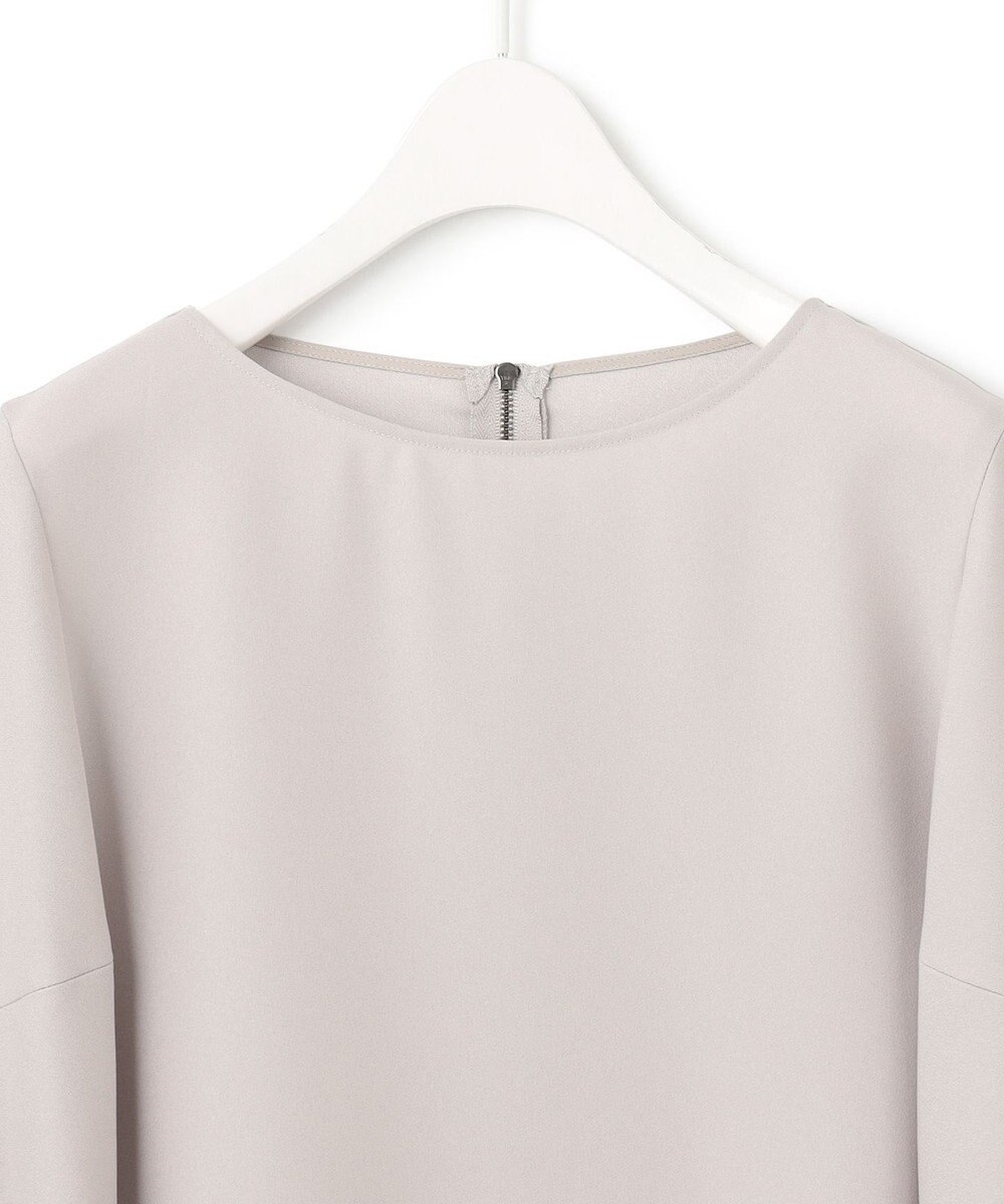 ICB 【接触冷感・UVケア・速乾・洗える】 FluidBackSatin ドルマンスリーブブラウス 