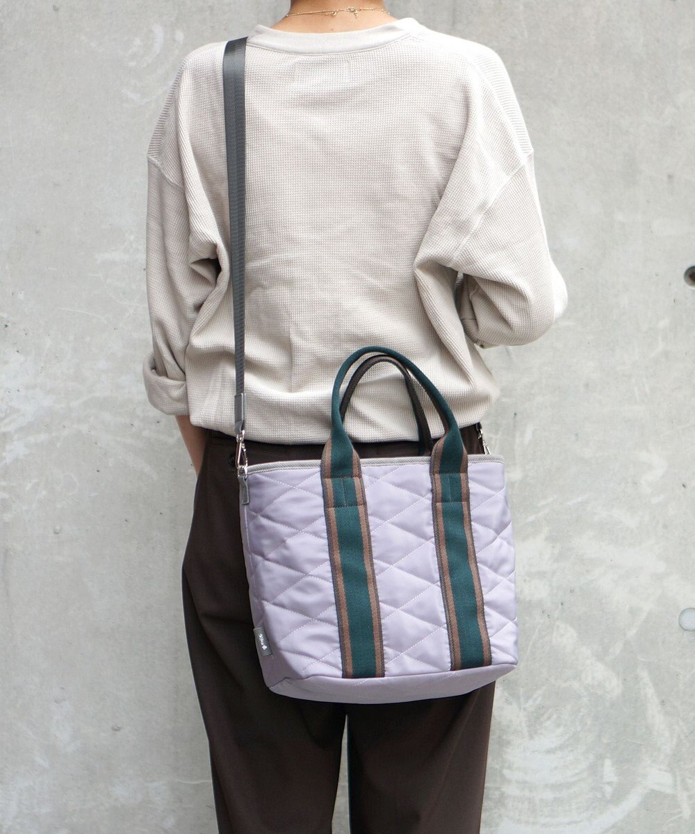 FOLNA RD ダイヤキルティング 2WAYトートバッグ 