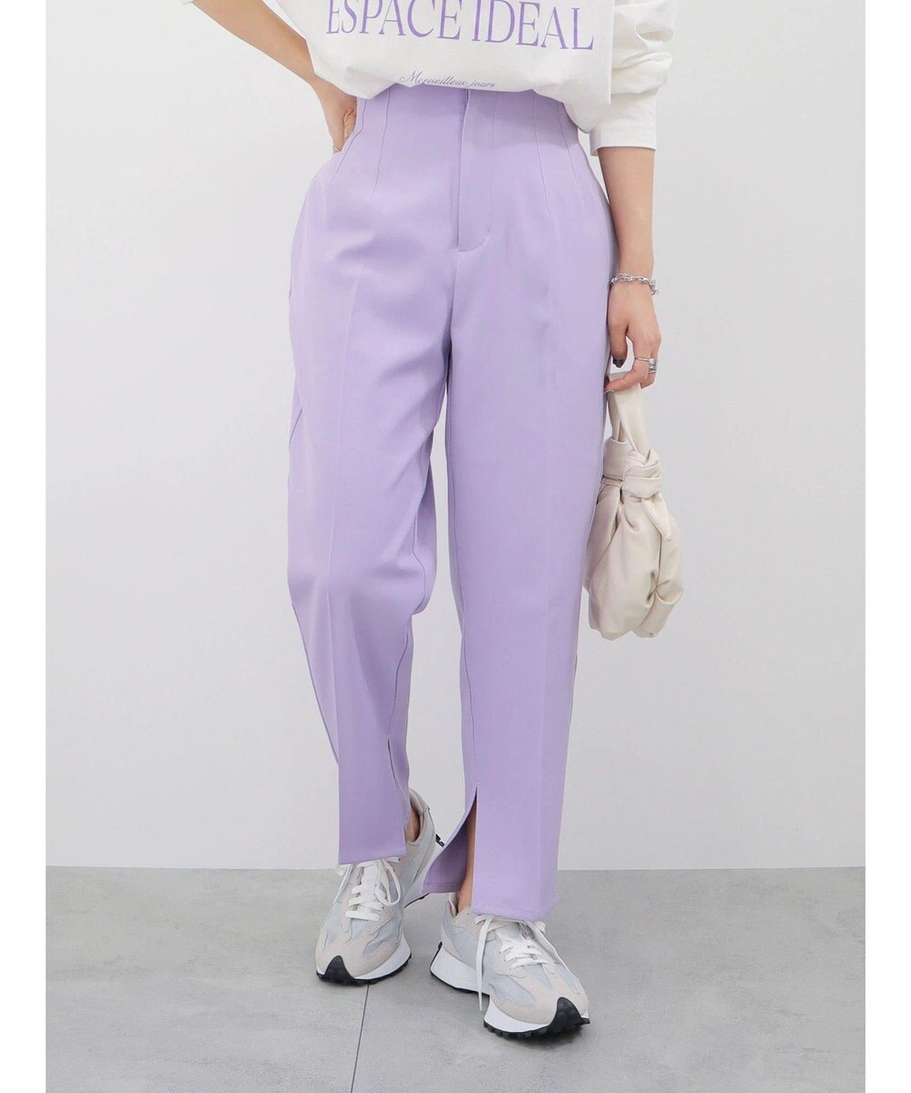 Green Parks 裾スリット／選べる美脚みえパンツ 