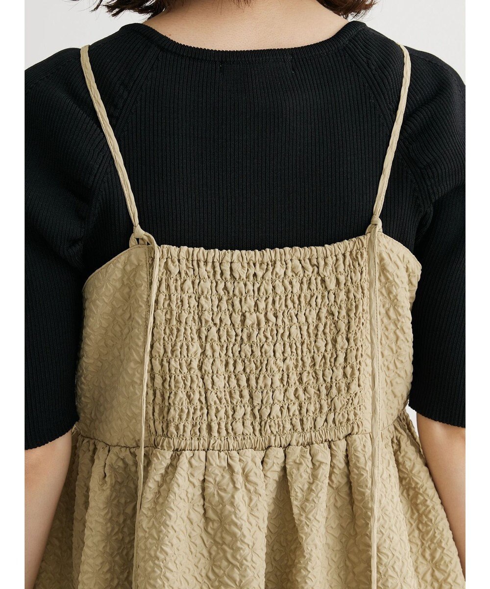 Green Parks ・ＥＬＥＮＣＡＲＥ　ＤＵＥ　フクレキャミワンピース 